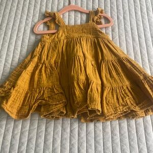 GAP Kids Casual Dress in Mustard Yellow